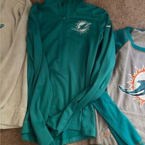 (4) Miami Dolphins Long Sleeve Shirts